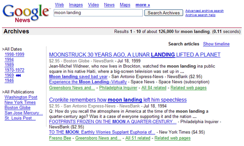 News Archive Search
