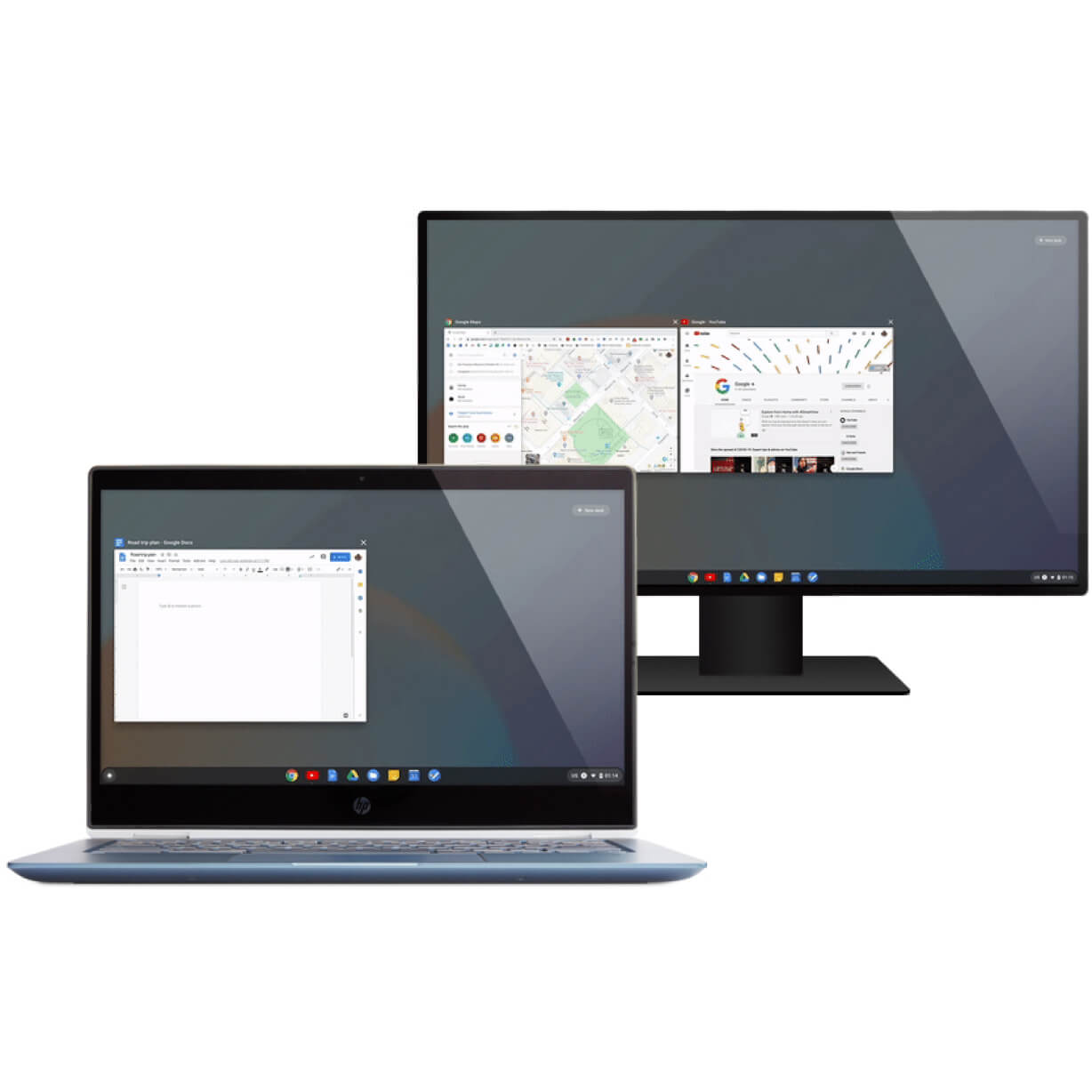 Multitask across windows